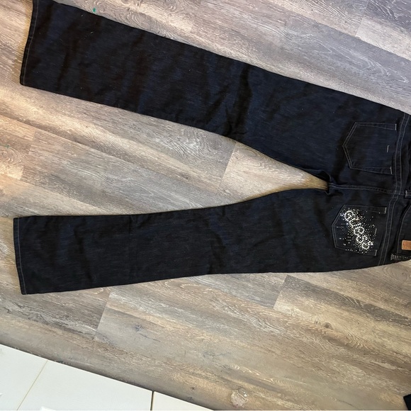 Guess by Marciano Dark Denim Boot Cut Jeans - Picture 3 of 6